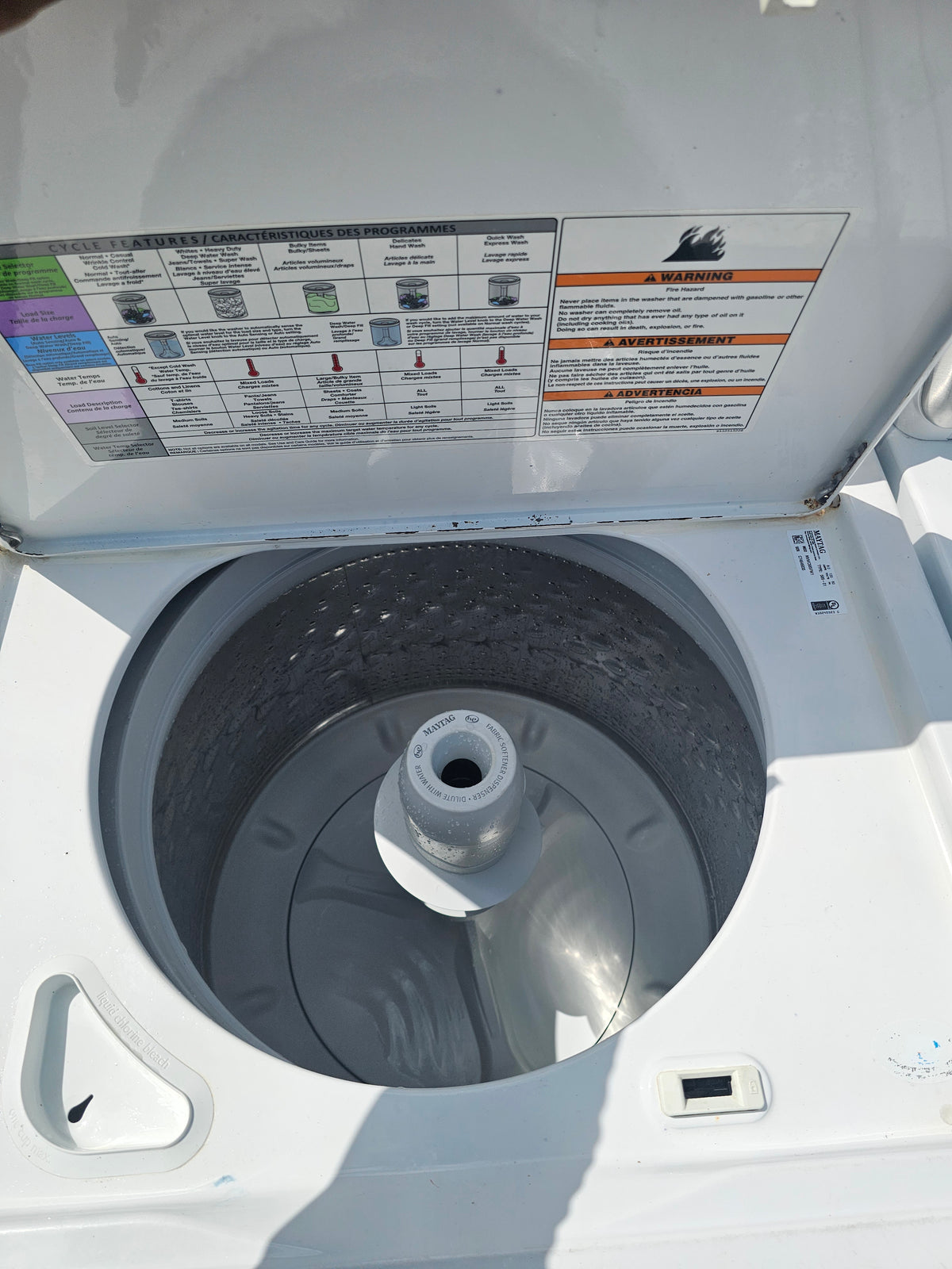Maytag 4.2 Cu. Ft. High-Efficiency Top Load Washer with Deep Fill Option