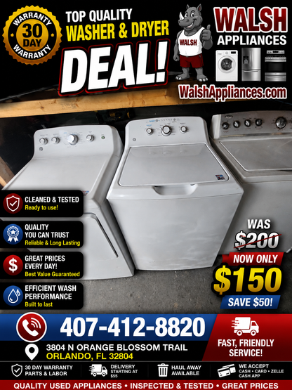 GE 4.2 Cu. Ft. Top Load Washer