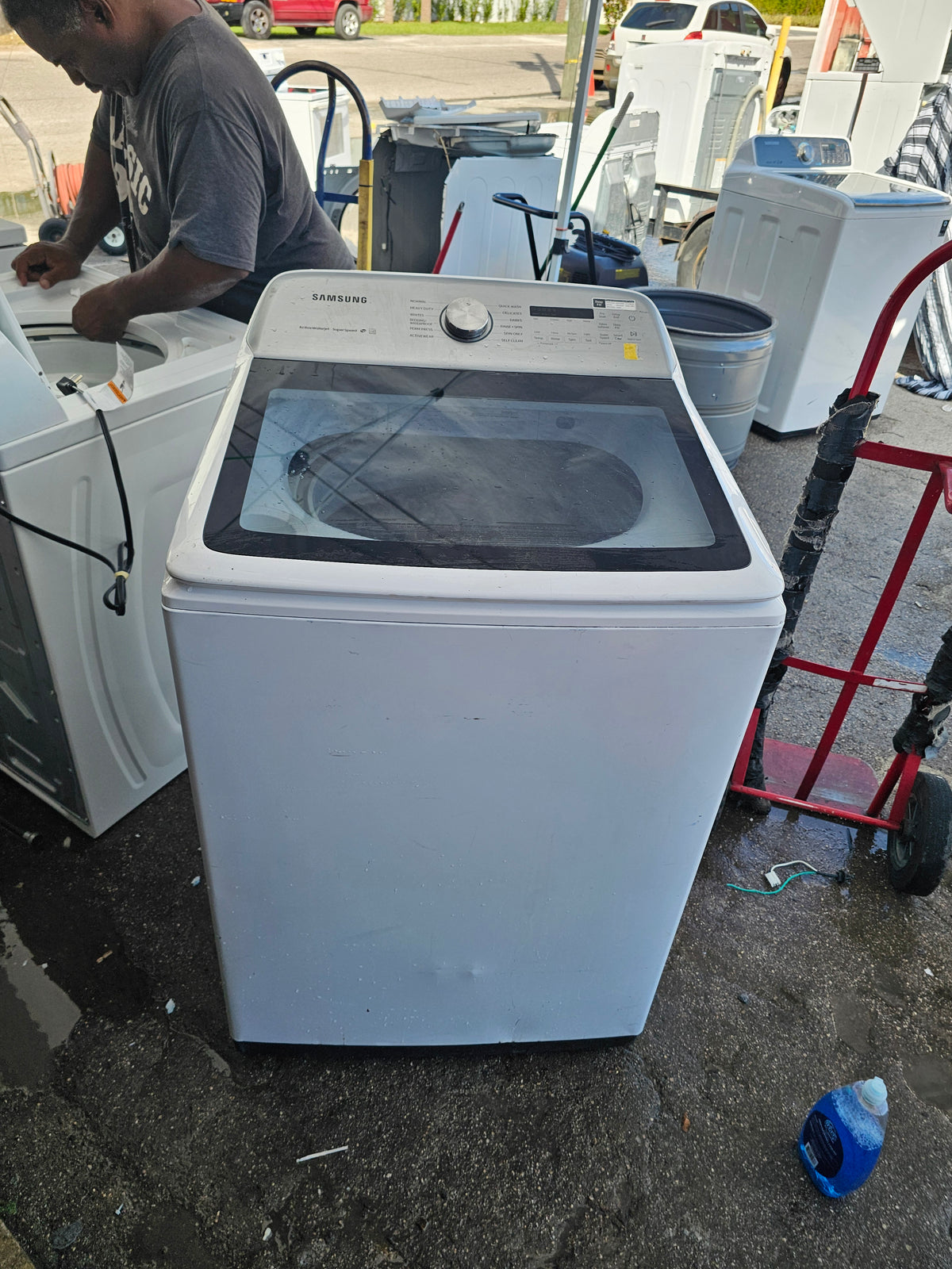 Samsung 5.0 Cu. Ft. High-Efficiency Top Load Washer with Active WaterJet