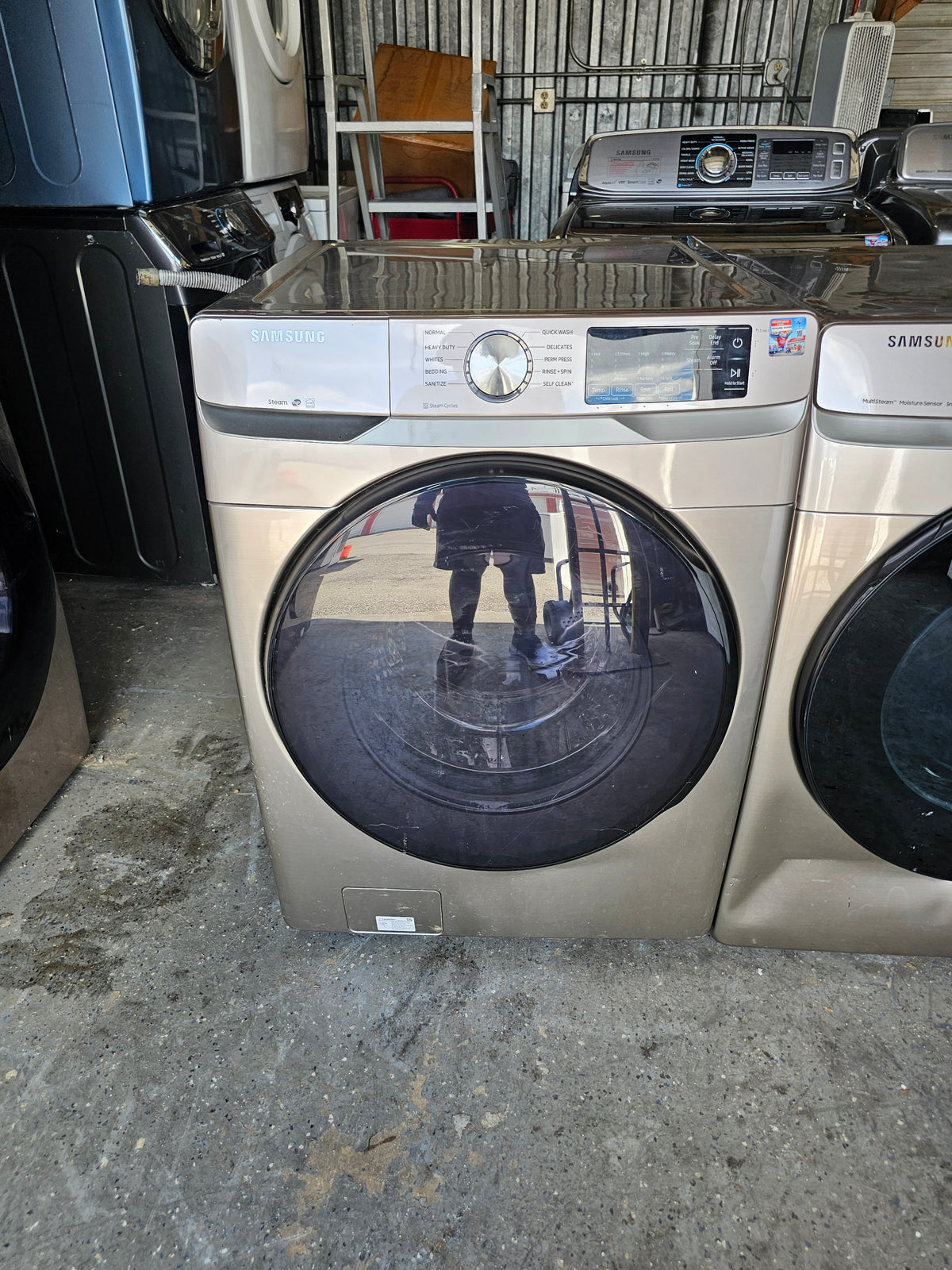 Samsung Washer And Electric Dryer Sst
