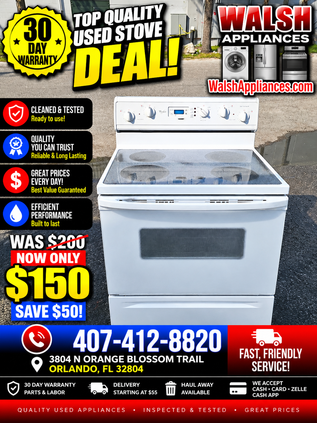 Whirlpool Electric Stove