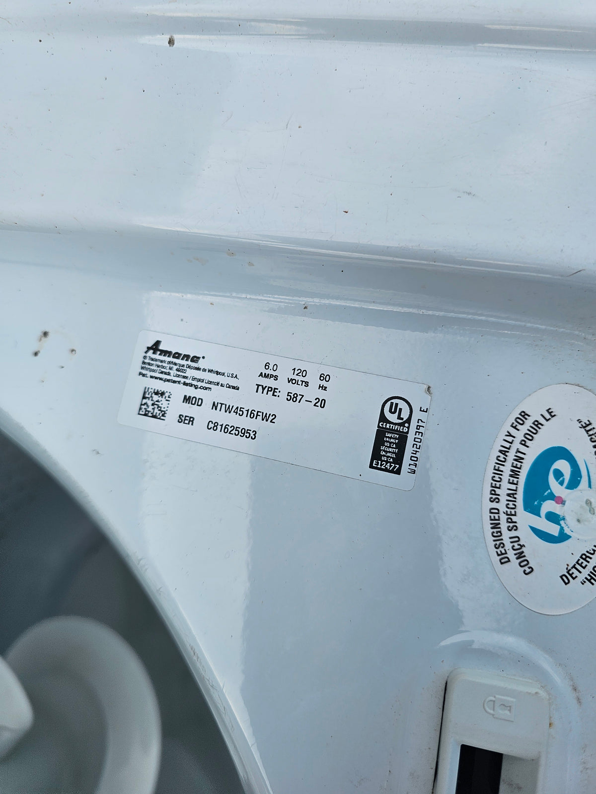Amana 3.5 cu. ft. Top-Load Washer