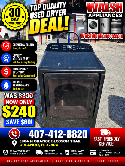 Samsung 7.4 Cu. Ft. Electric Dryer with Sensor Dry
