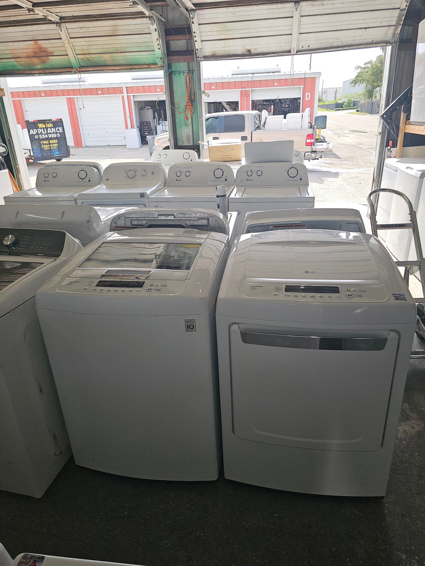 Lg Washer And Electric Dryer Set