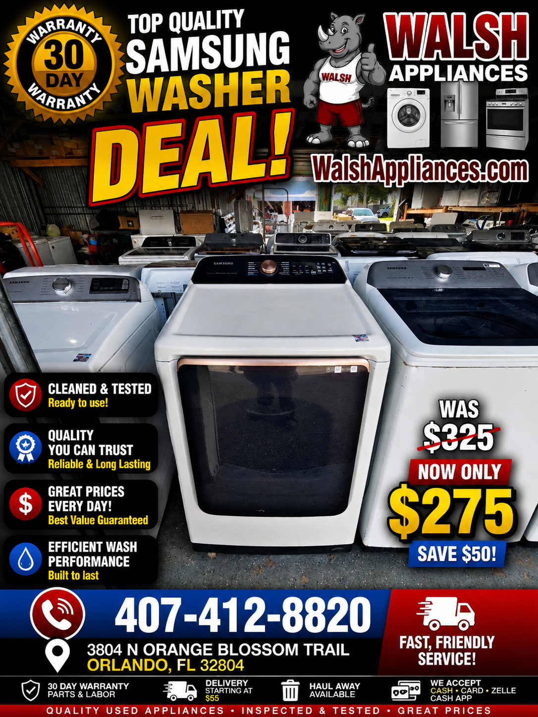 Samsung DVE55A7300E Smart Electric Dryer