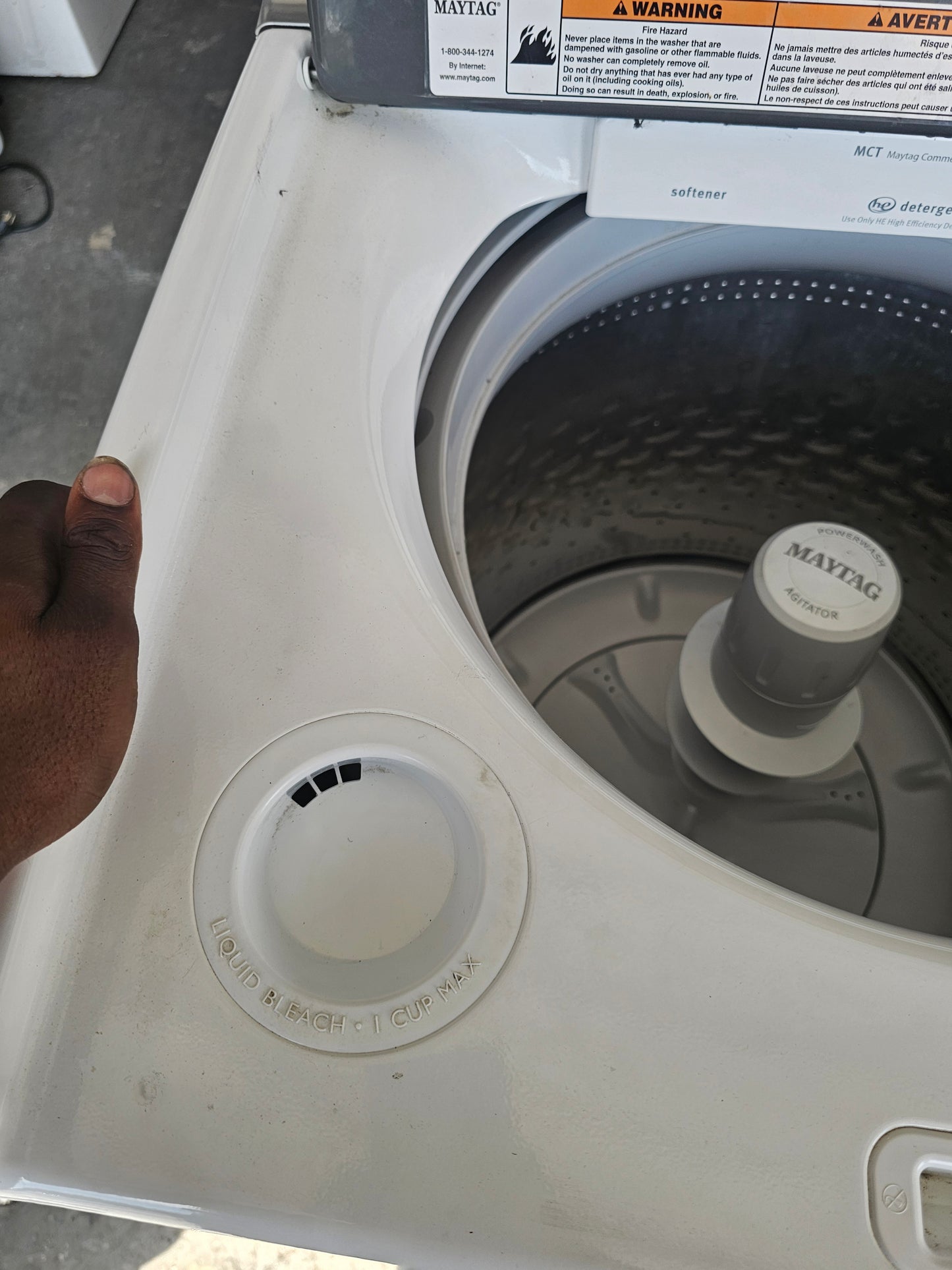 Maytag MVWB865GW0 High-Efficiency Top-Load Washer