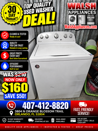 Whirlpool 3.5 Cu. Ft. High-Efficiency Top Load Washer