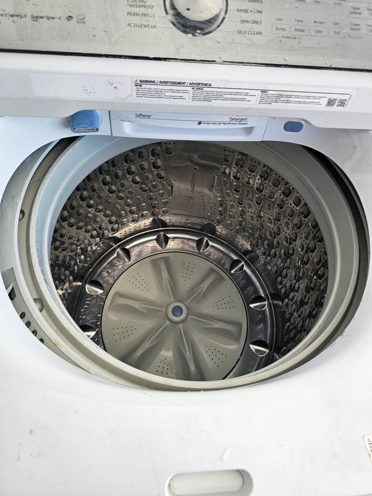 Samsung 5.0 Cu. Ft. High-Efficiency Top Load Washer with Active WaterJet