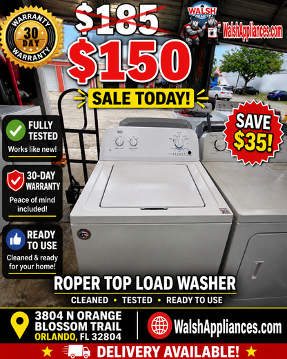Roper RTW4516FW2 Top-Load Washer