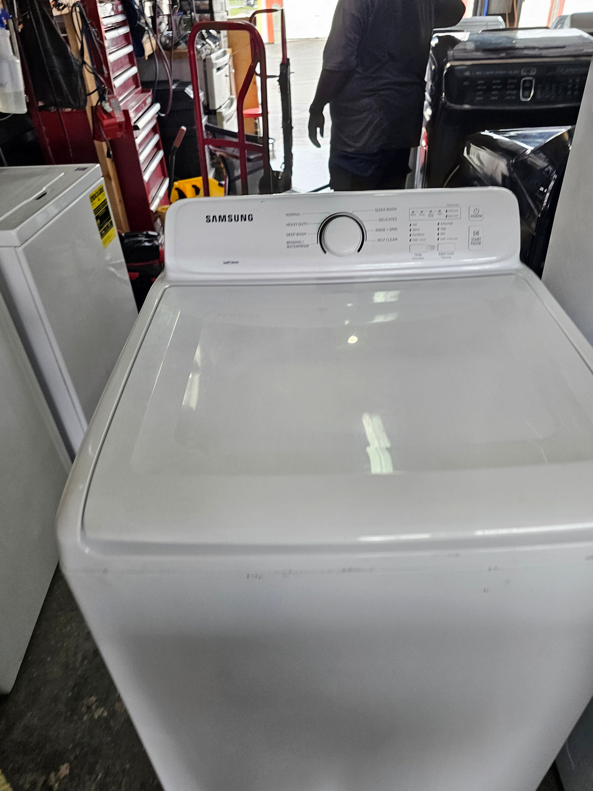 Samsung 4.1 Cu. Ft. High-Efficiency Top Load Washer