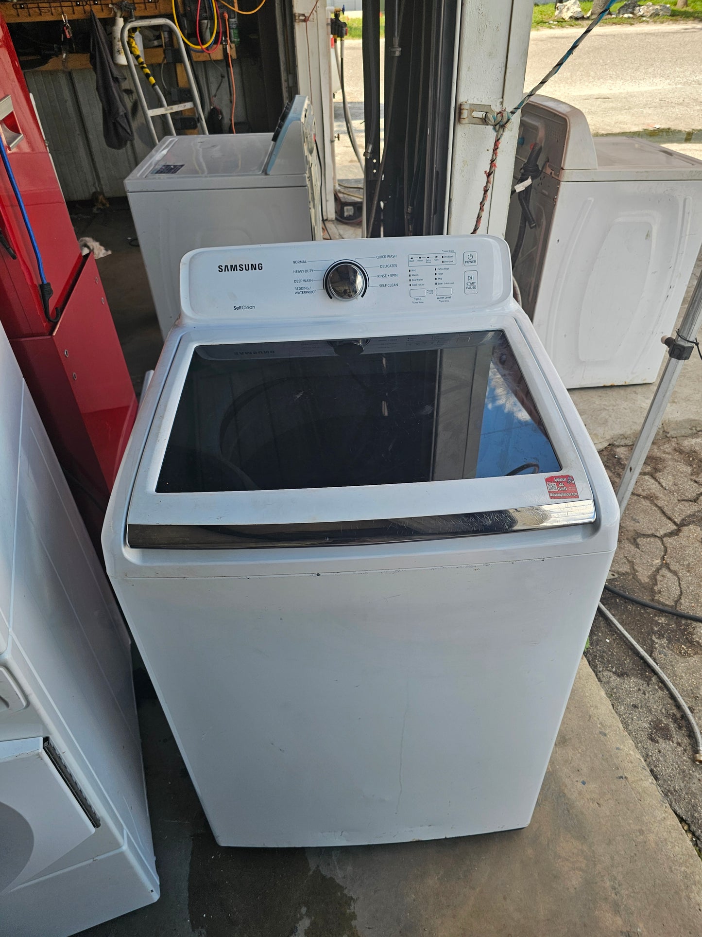 Samsung WA50N7450AW/A4 High-Efficiency Top-Load Washer