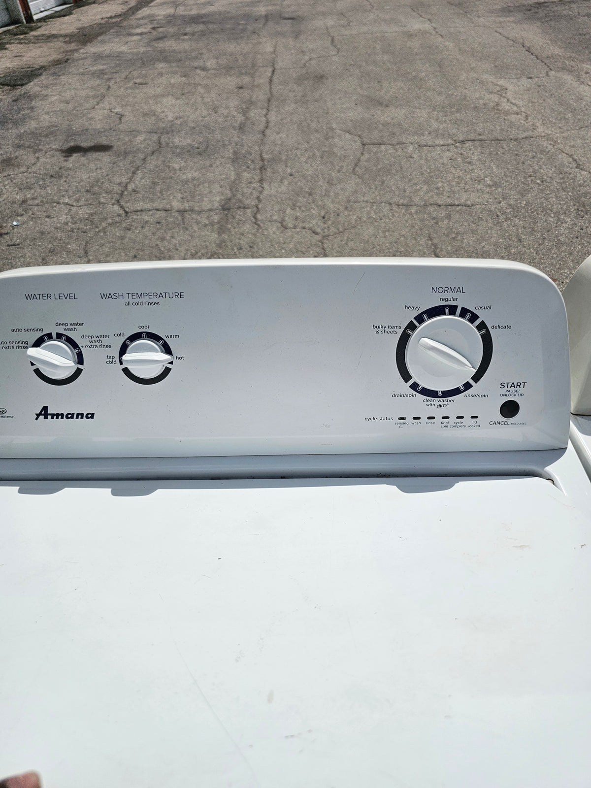 Amana Washer And Electric Dryer Set