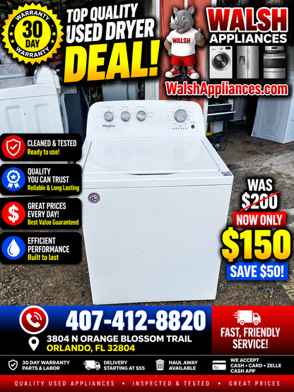 Whirlpool 3.8 Cu. Ft. High-Efficiency Top Load Washer