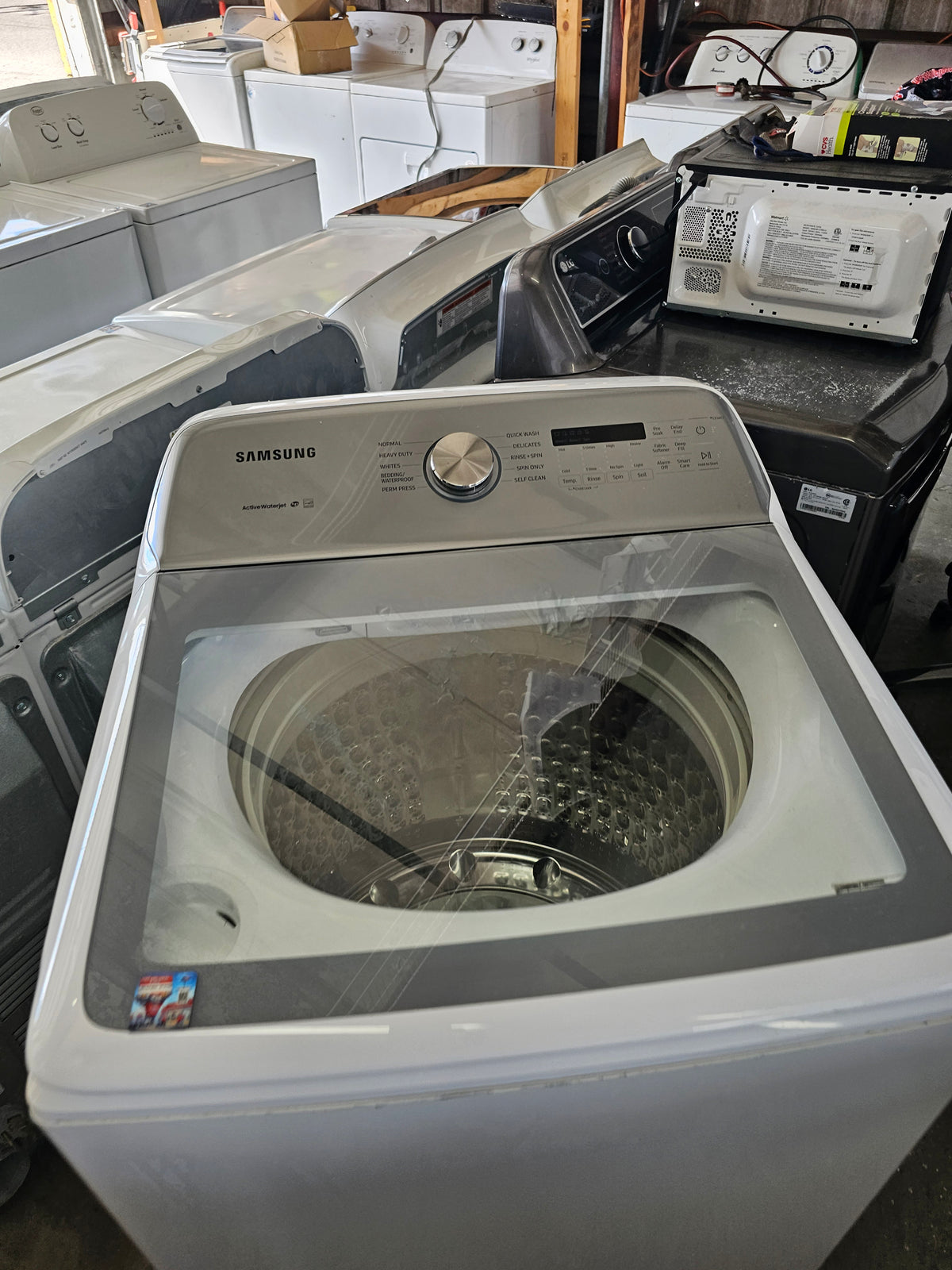 Samsung 5.0 Cu. Ft. High-Efficiency Top Load Washer with Active WaterJet