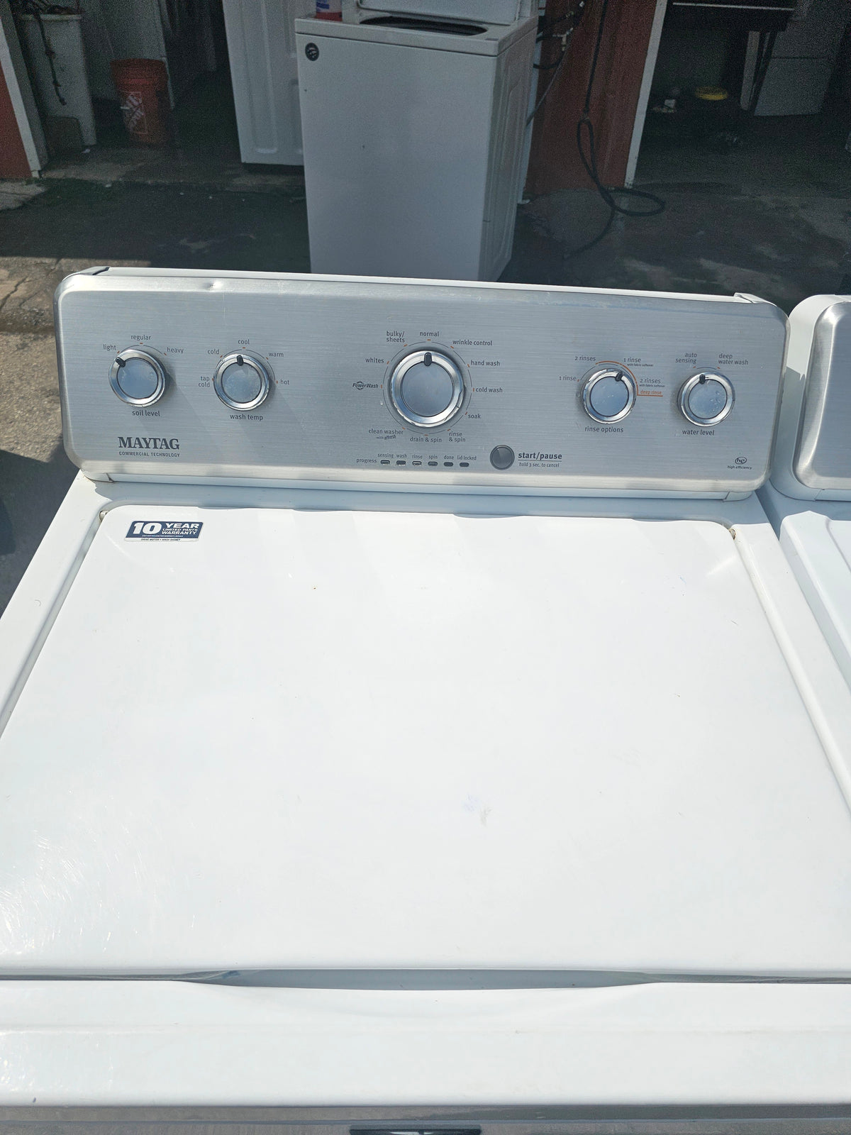 Maytag 4.2 Cu. Ft. High-Efficiency Top Load Washer with Deep Fill Option