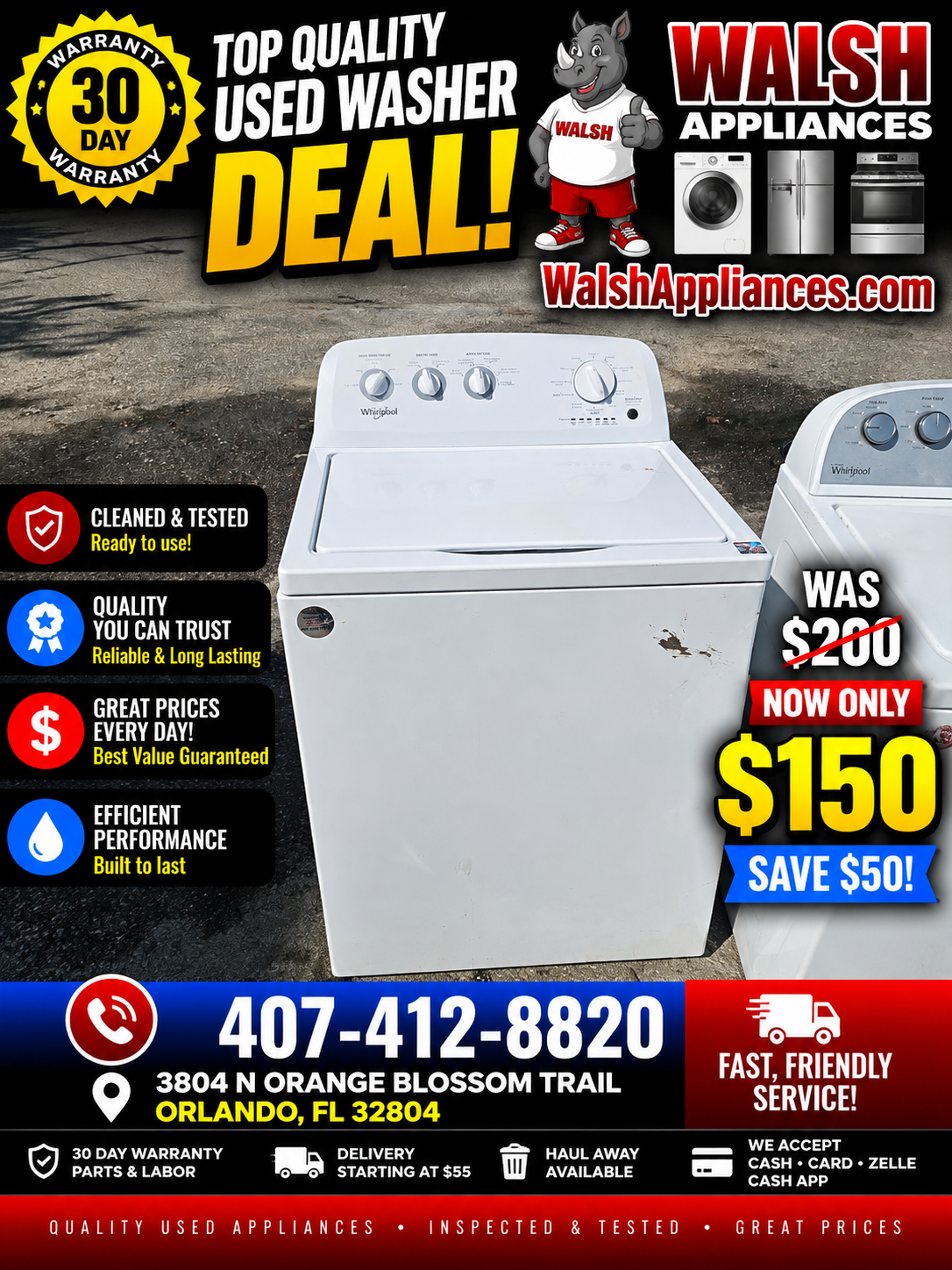 Whirlpool 3.8 cu. ft. High-Efficiency Top Load Washer