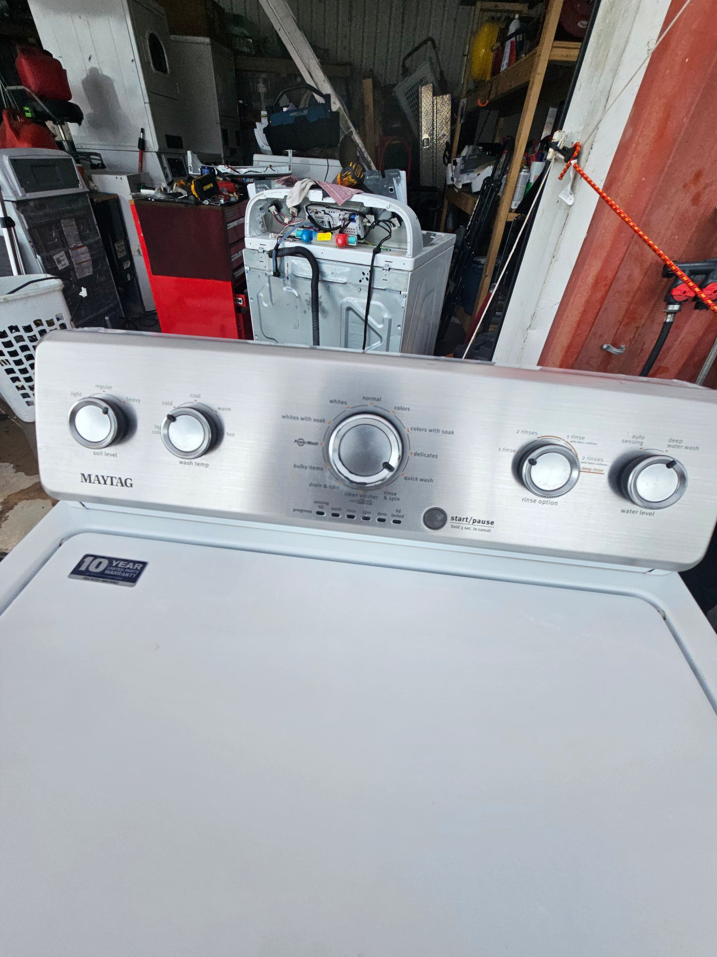 Maytag Top Load Washer with Deep Fill Option