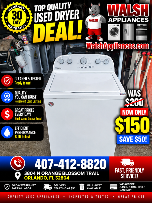 Whirlpool 3.5 Cu. Ft. High-Efficiency Top Load Washer