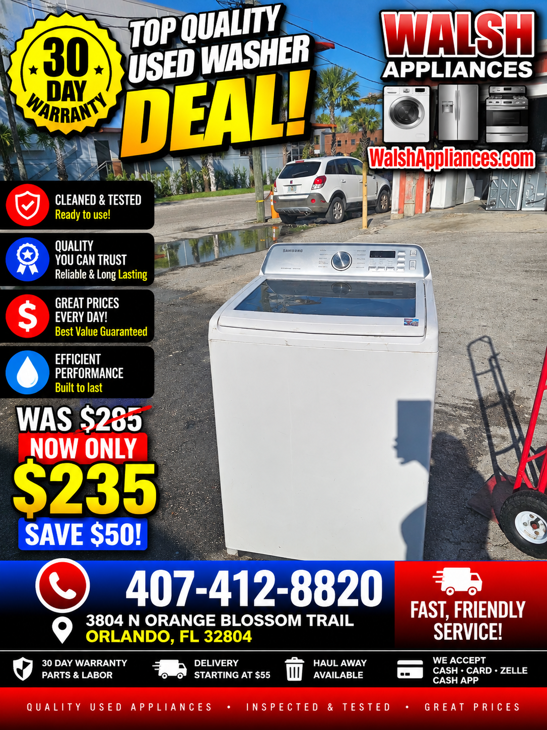 Samsung 4.5 Cu. Ft. High-Efficiency Top-Load Washer with Active WaterJet