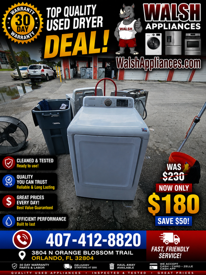 Samsung DV45H7000EW/A2 Electric Dryer