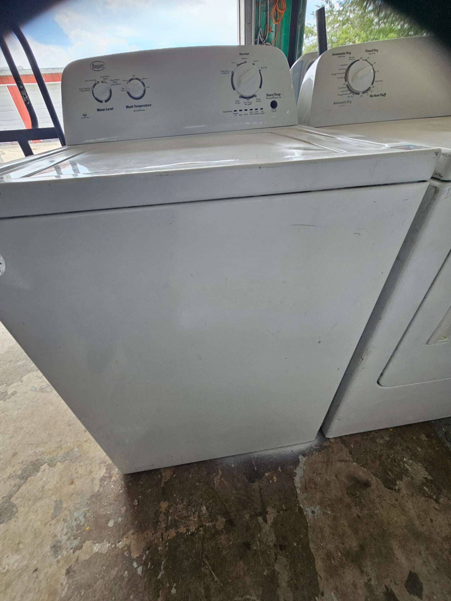 Roper washer and electric dryer set