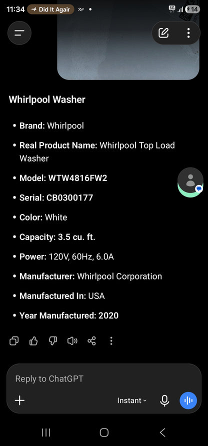 Whirlpool Top Load Washer with Deep Water Wash