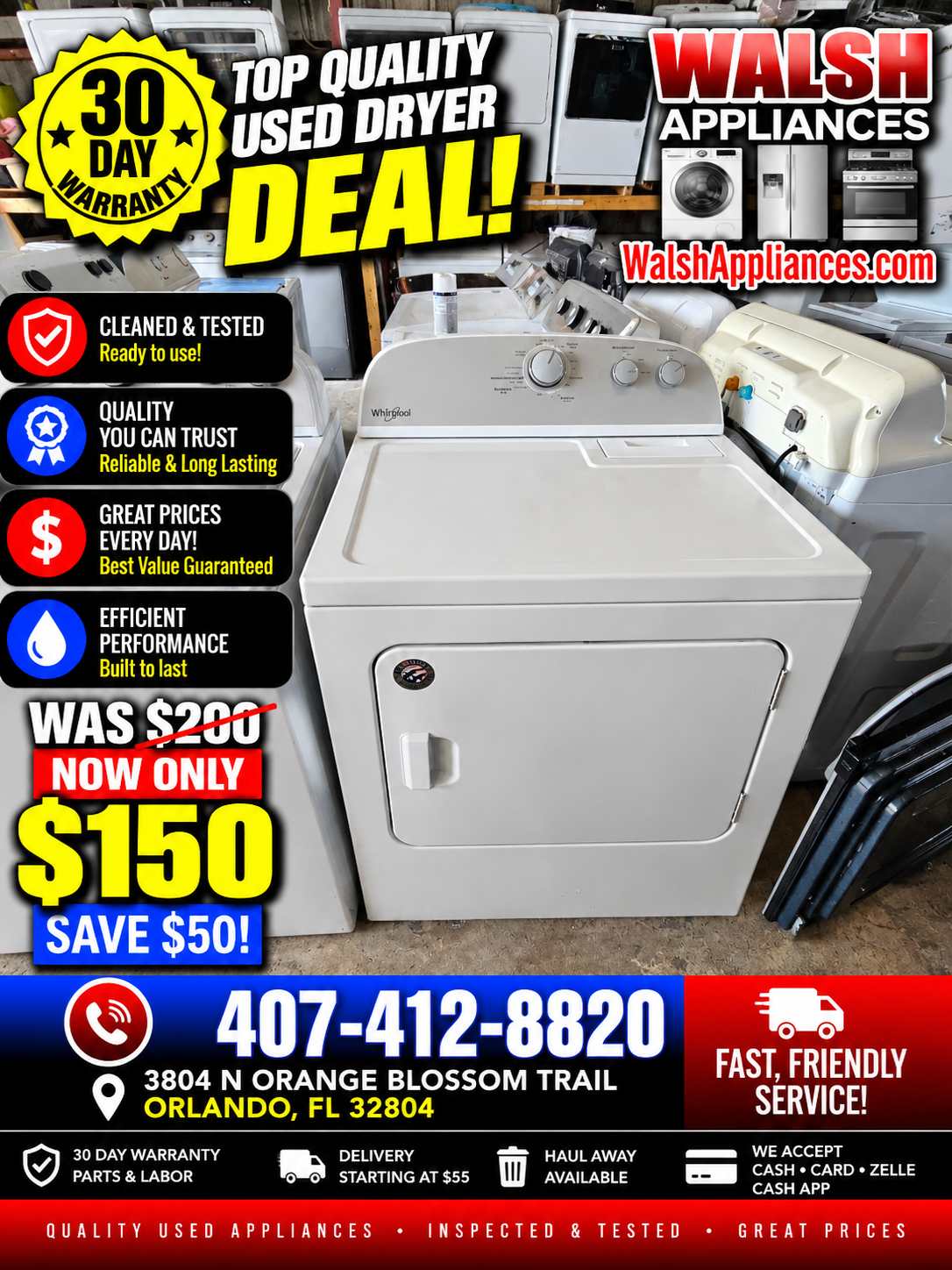 Whirlpool 7.0 Cu. Ft. Electric Dryer