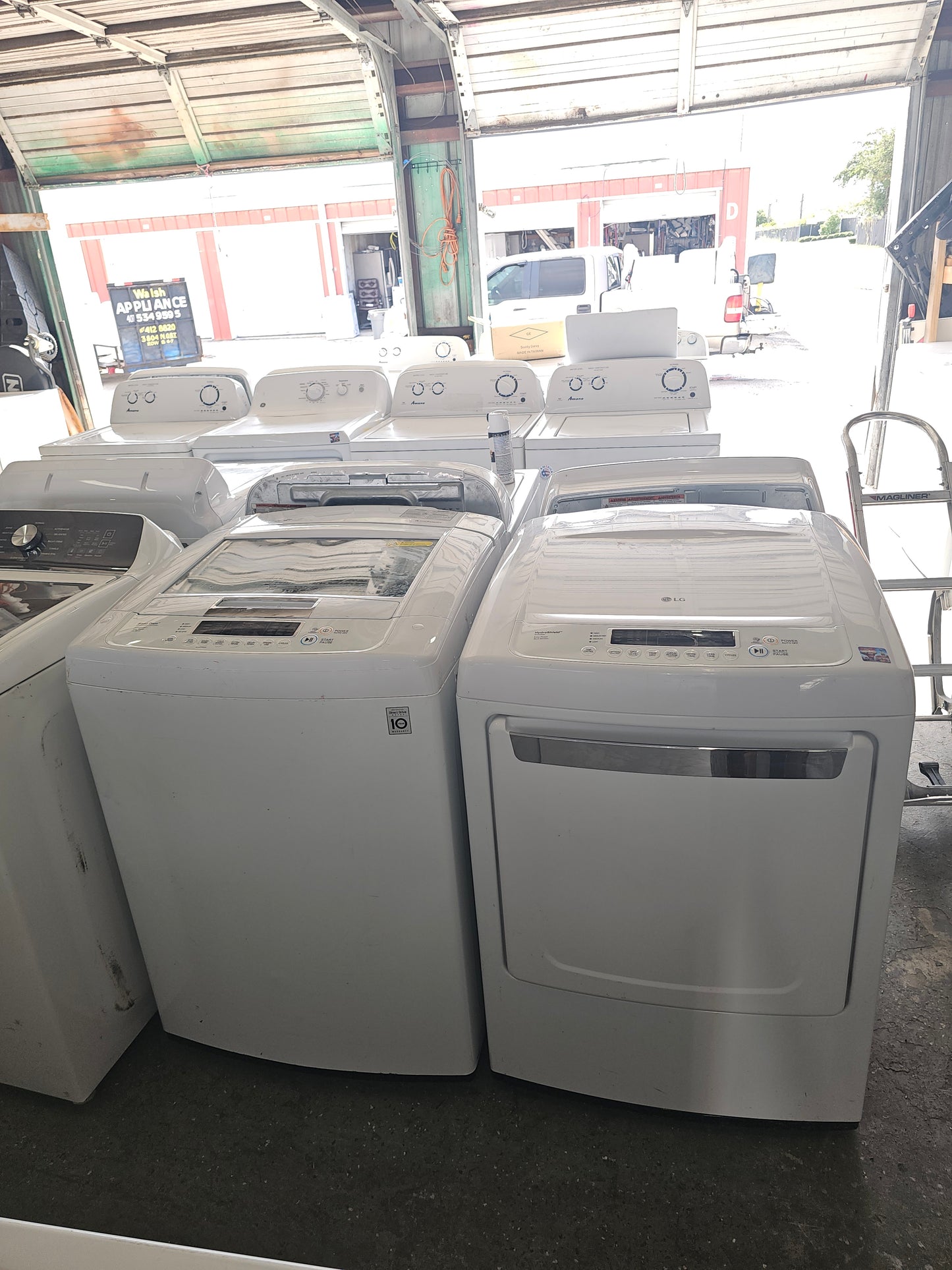 Lg Washer And Electric Dryer Set