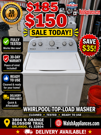 Whirlpool WTW4816FW3 Top-Load Washer