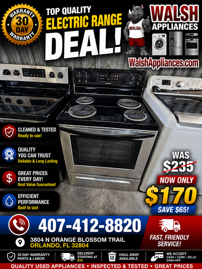Frigidaire 30" Freestanding Electric Range