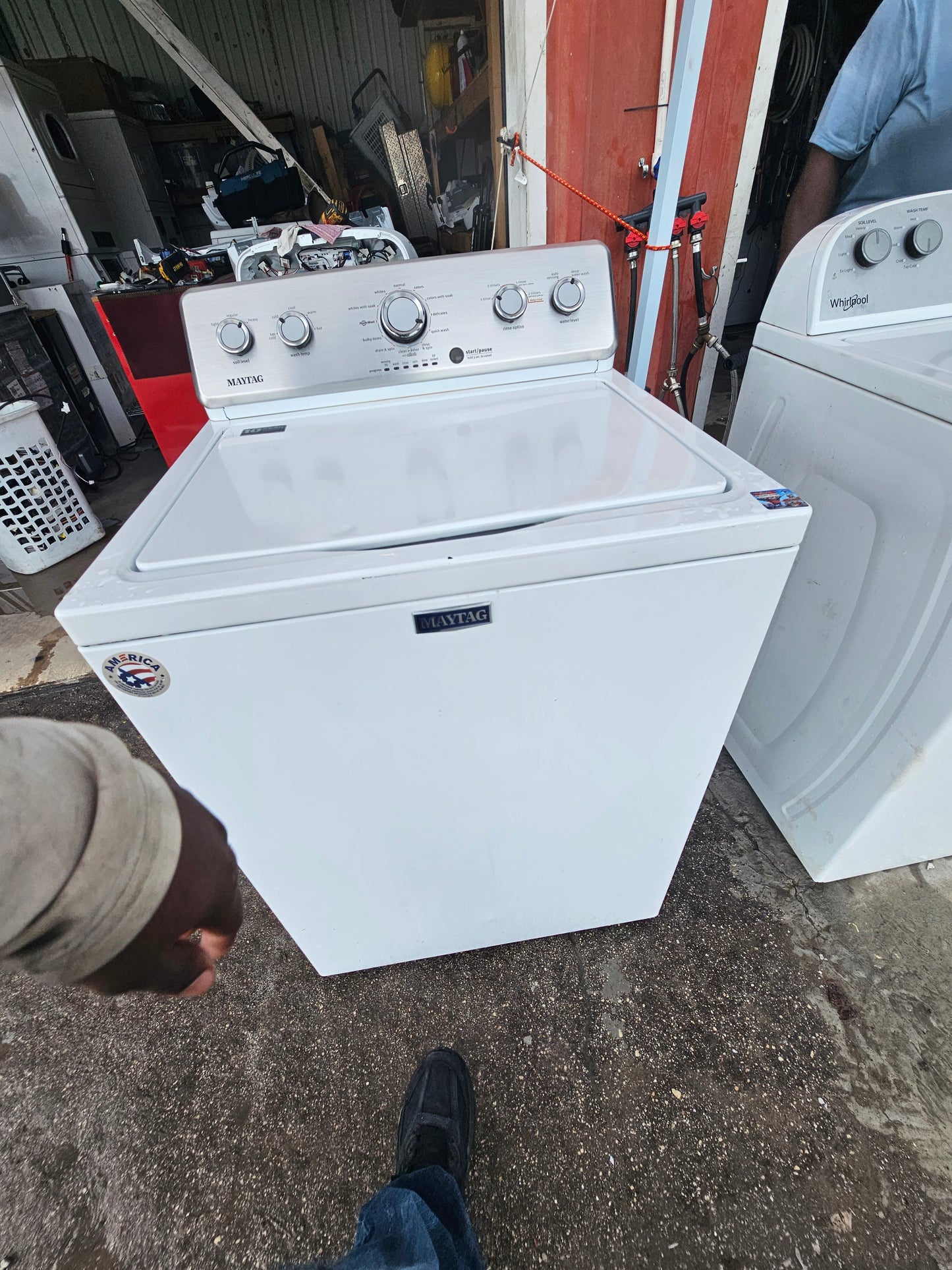 Maytag Top Load Washer with Deep Fill Option