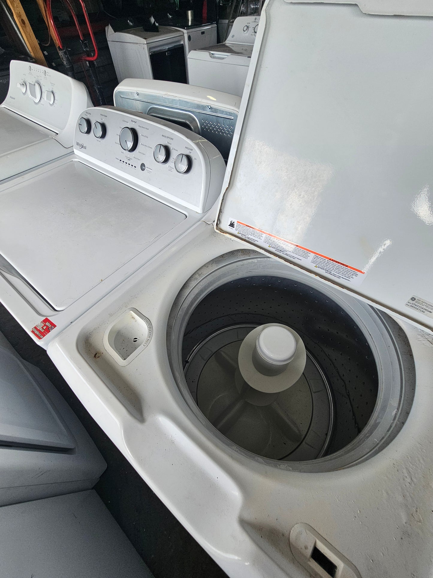 GE GTW335ASN1WW Top-Load Washer