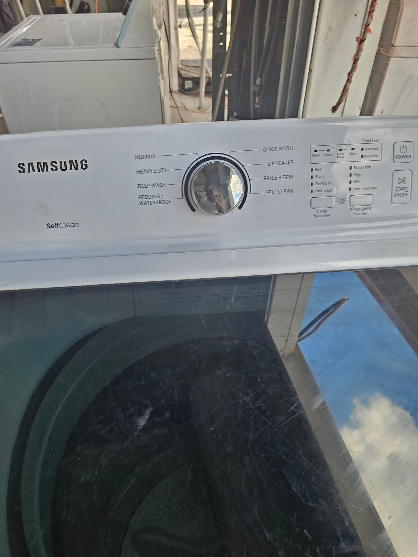 Samsung WA50N7450AW/A4 High-Efficiency Top-Load Washer