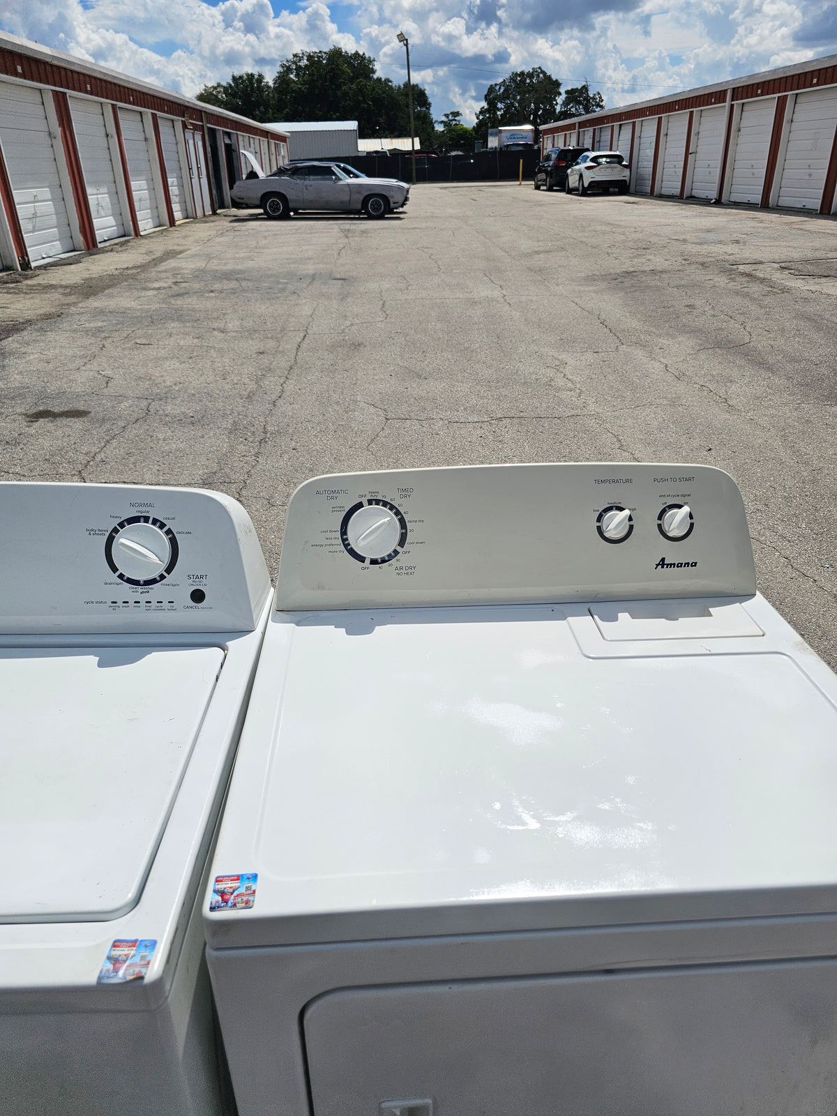 Amana Washer And Electric Dryer Set