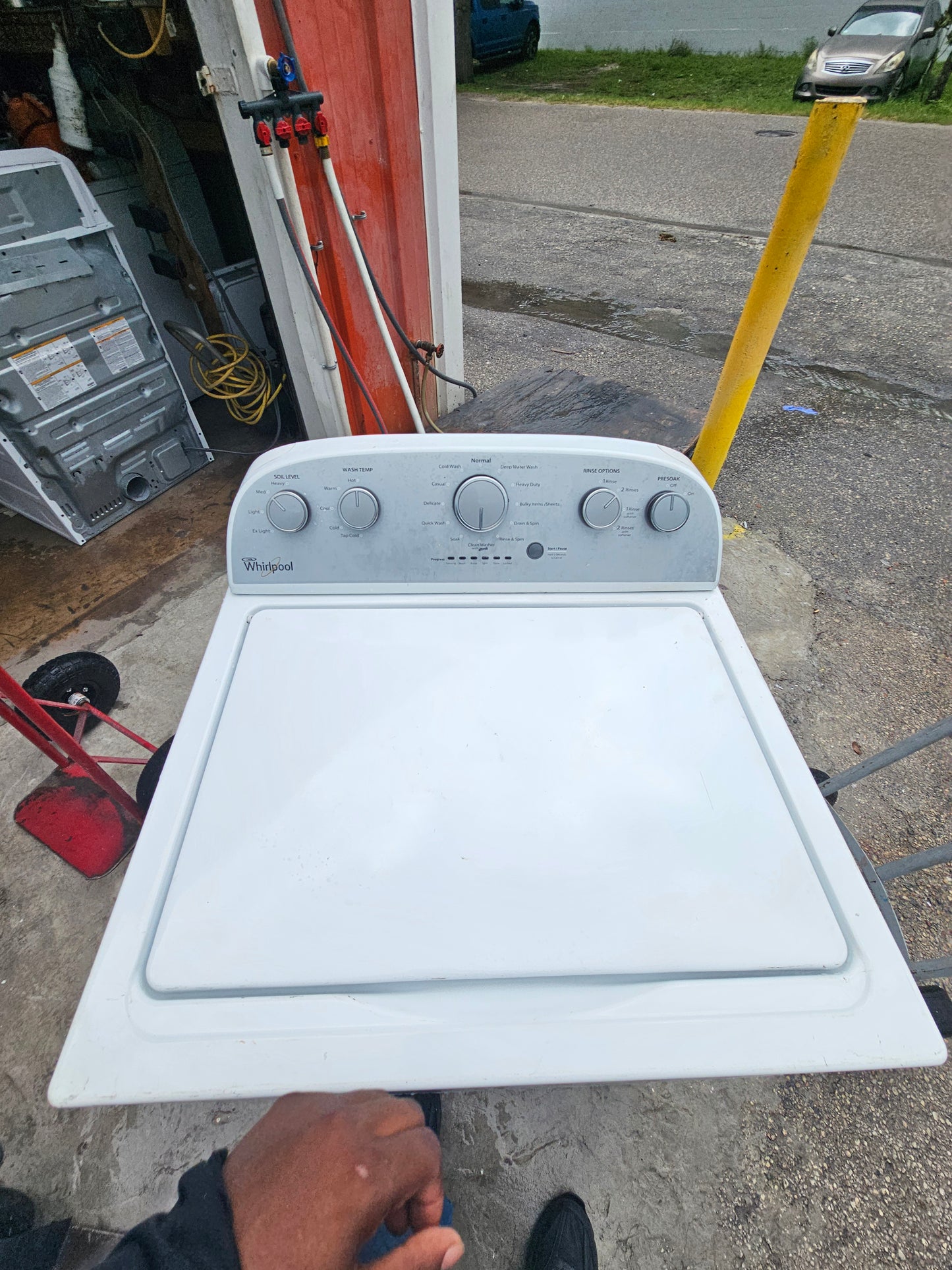 Whirlpool Top Load Washer with Deep Water Wash