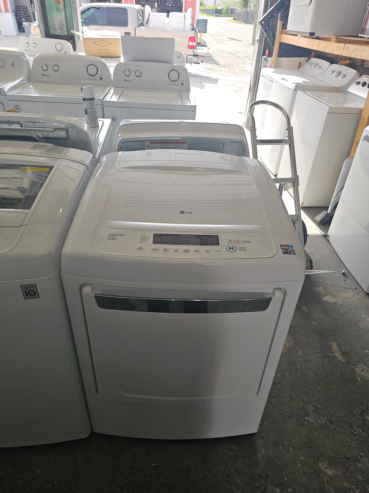 LG DLE1101W Electric Dryer