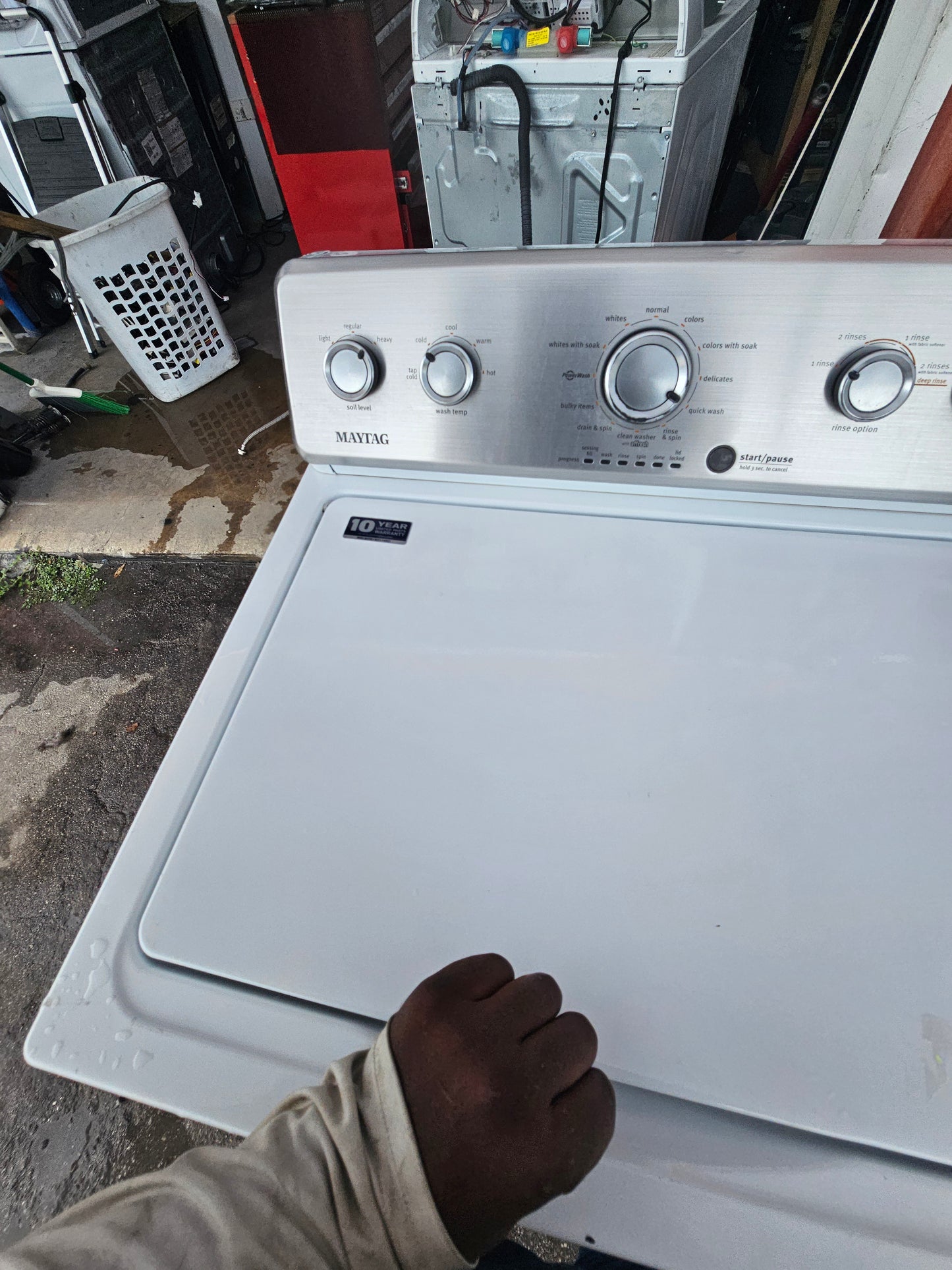 Maytag Top Load Washer with Deep Fill Option