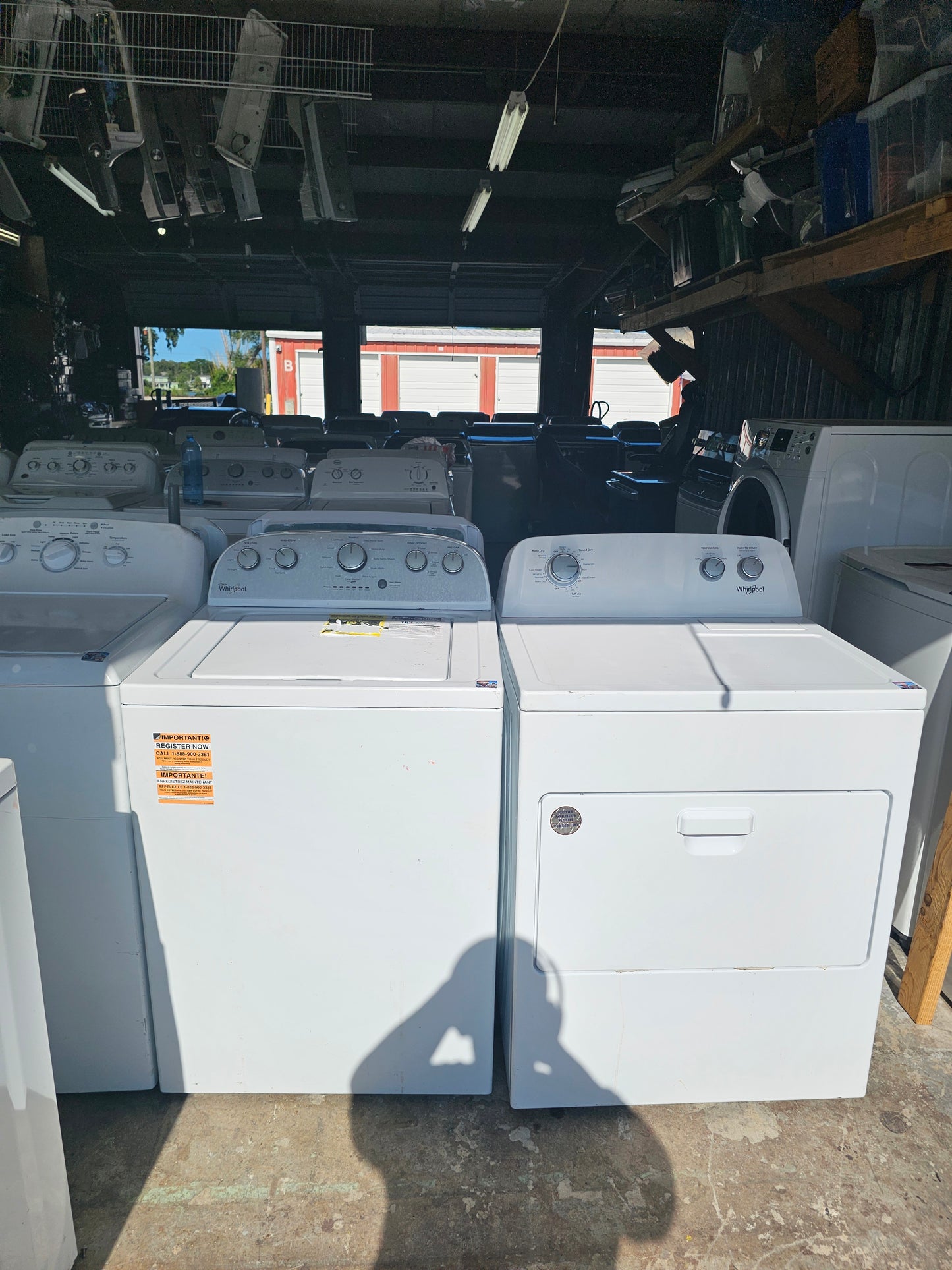 Whirlpool Washer and Electric Dryer Set