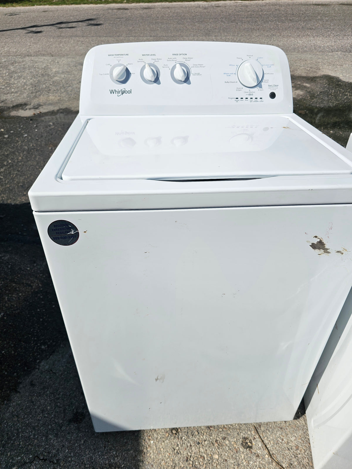 Whirlpool 3.8 cu. ft. High-Efficiency Top Load Washer