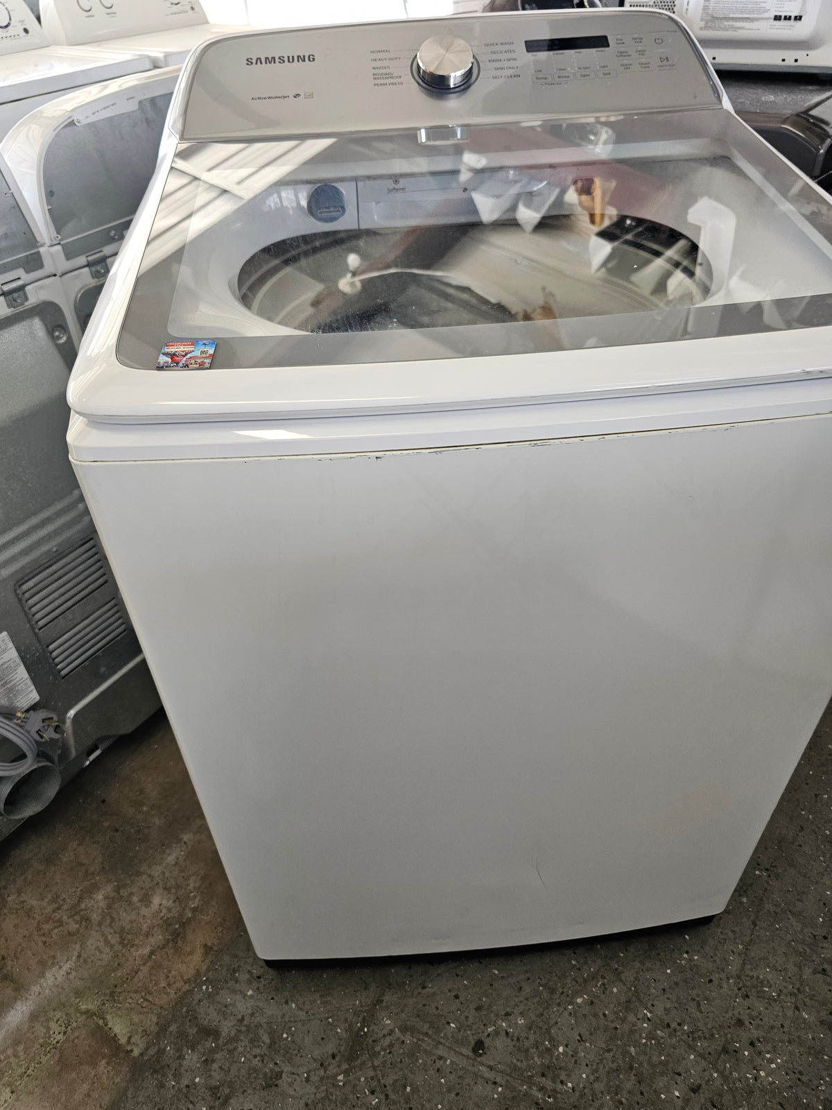 Samsung 5.0 Cu. Ft. High-Efficiency Top Load Washer with Active WaterJet