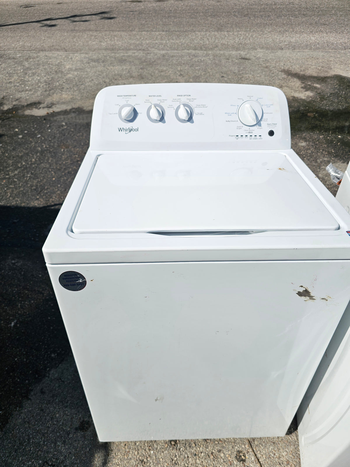 Whirlpool 3.8 cu. ft. High-Efficiency Top Load Washer