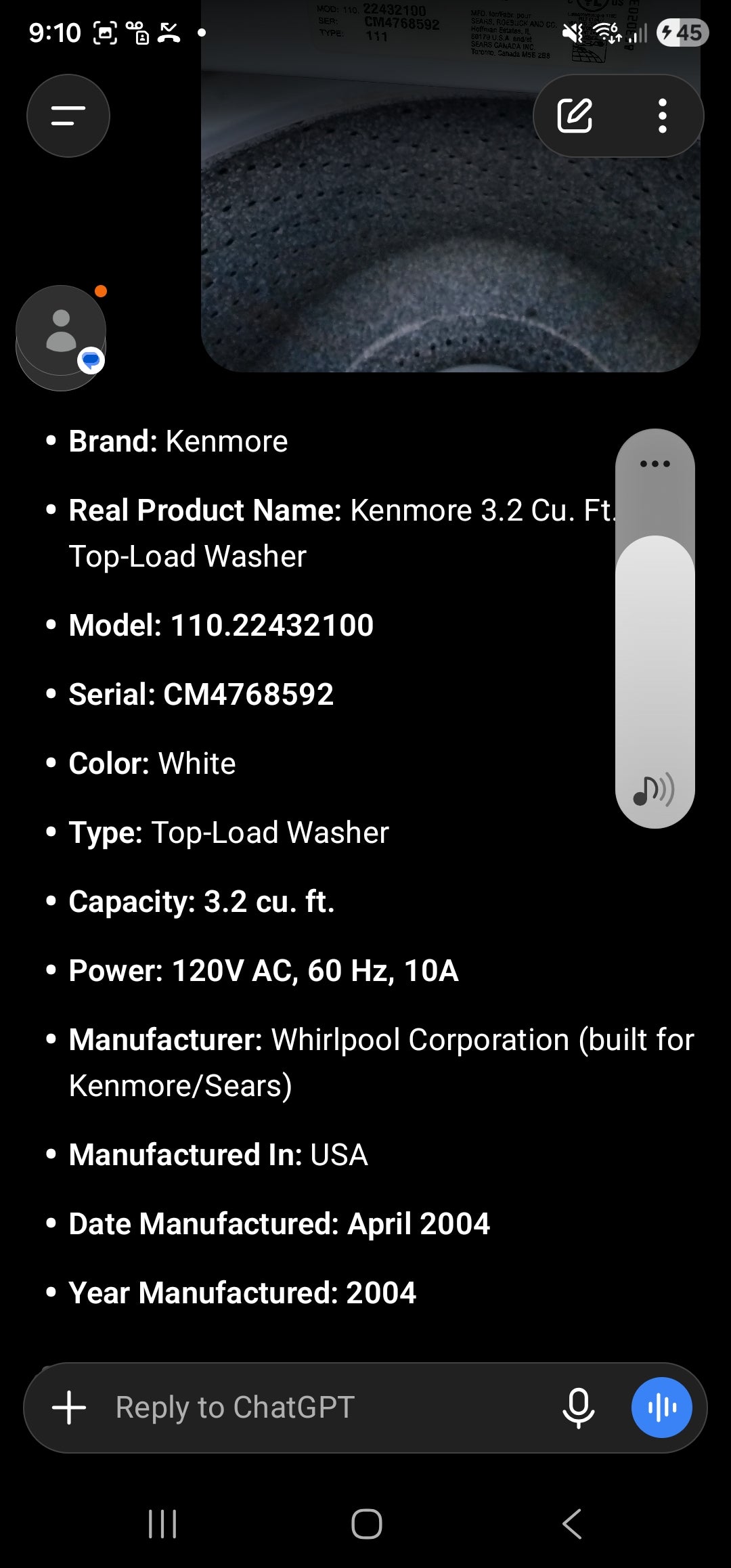 Kenmore 3.2 Cu. Ft. Top-Load Washer