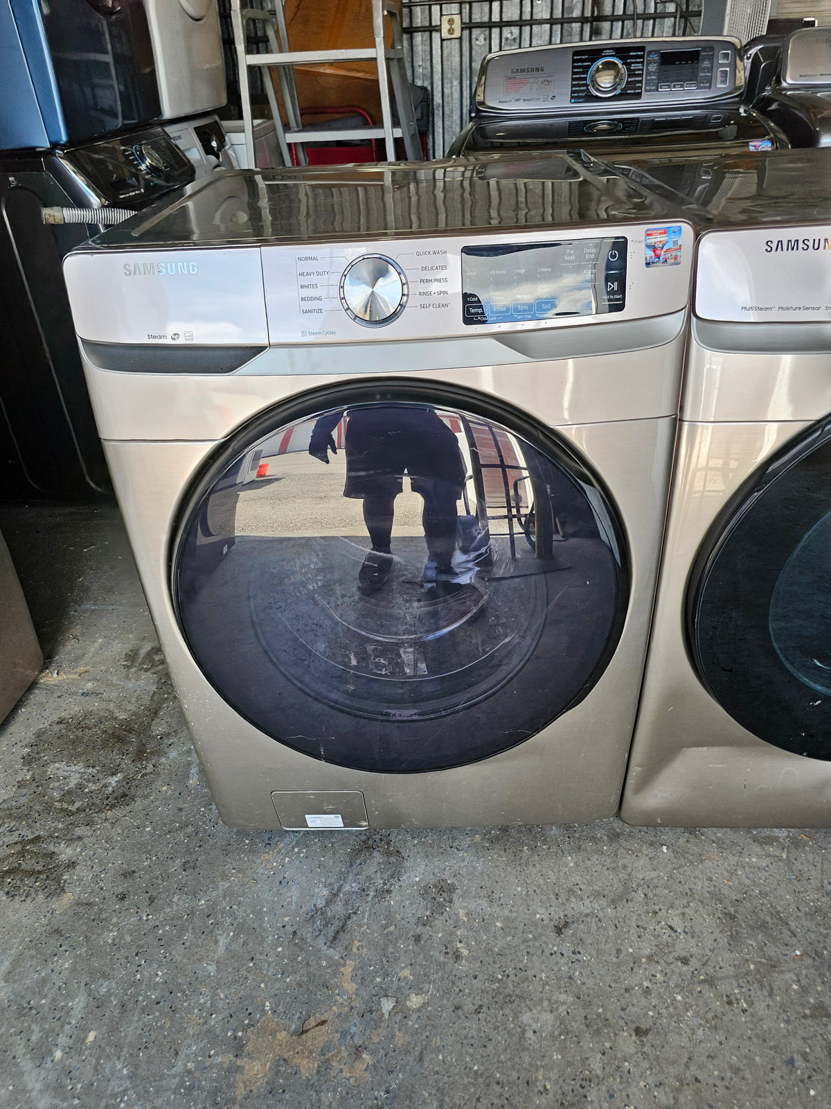 Samsung Washer And Electric Dryer Sst
