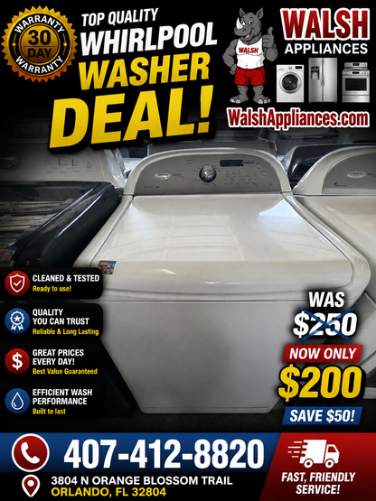 Whirlpool Cabrio High-Efficiency Top Load Washer